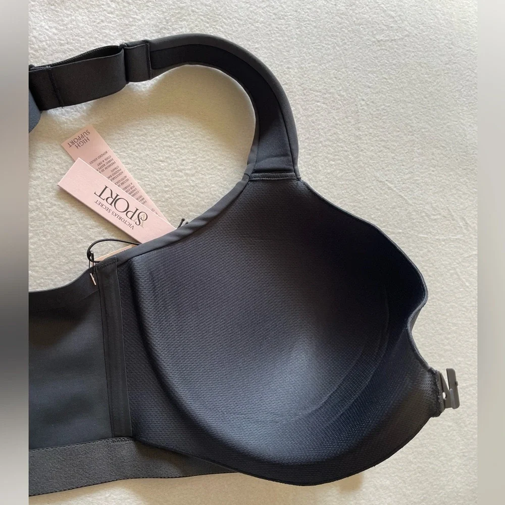 Victoria's Secret Knockout Front Close Underwire Sports Bra Sport Gray 36DDD - Picture 13 of 16